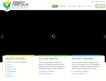 Tablet Screenshot of midwestfibresales.com